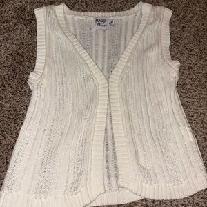 White knit clasp top from Princess Polly